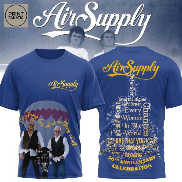 Air Supply 50th Anniversary Celebration Hoodie T Shirt