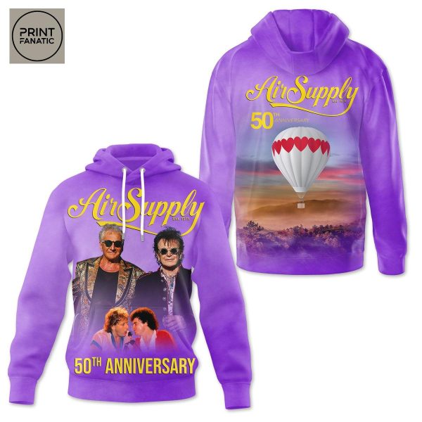 Air Supply 50th Anniversary Hoodie T Shirt