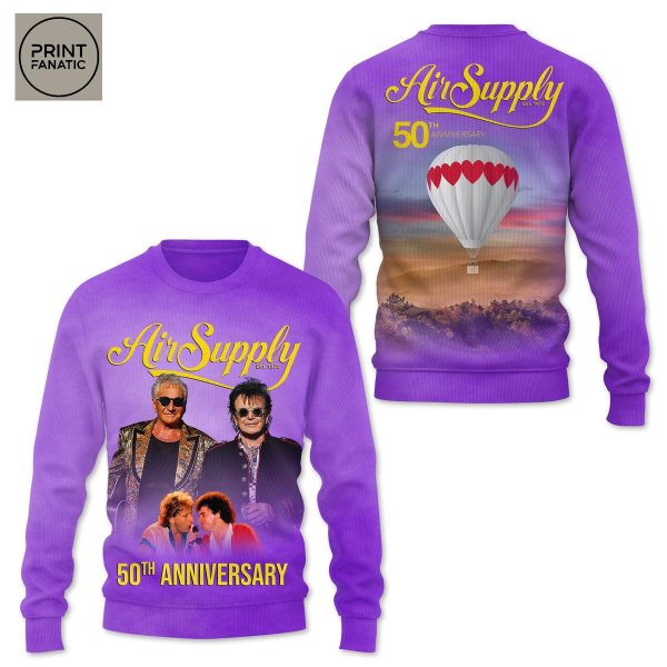 Air Supply 50th Anniversary Hoodie T Shirt