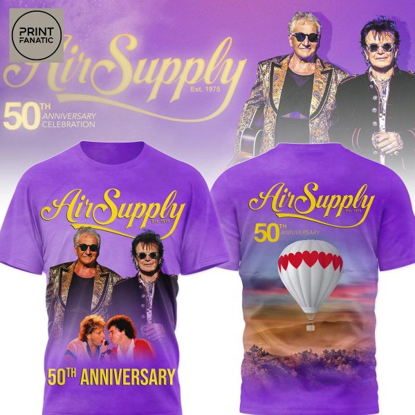 Air Supply 50th Anniversary Hoodie T Shirt