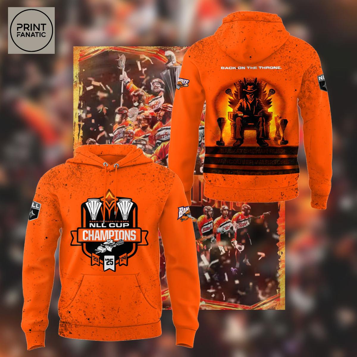 Buffalo Bandits NLL Cup 2025 Orange Hoodie T Shirt Buffalo Bandits NLL Cup 2025 Orange Hoodie T Shirt