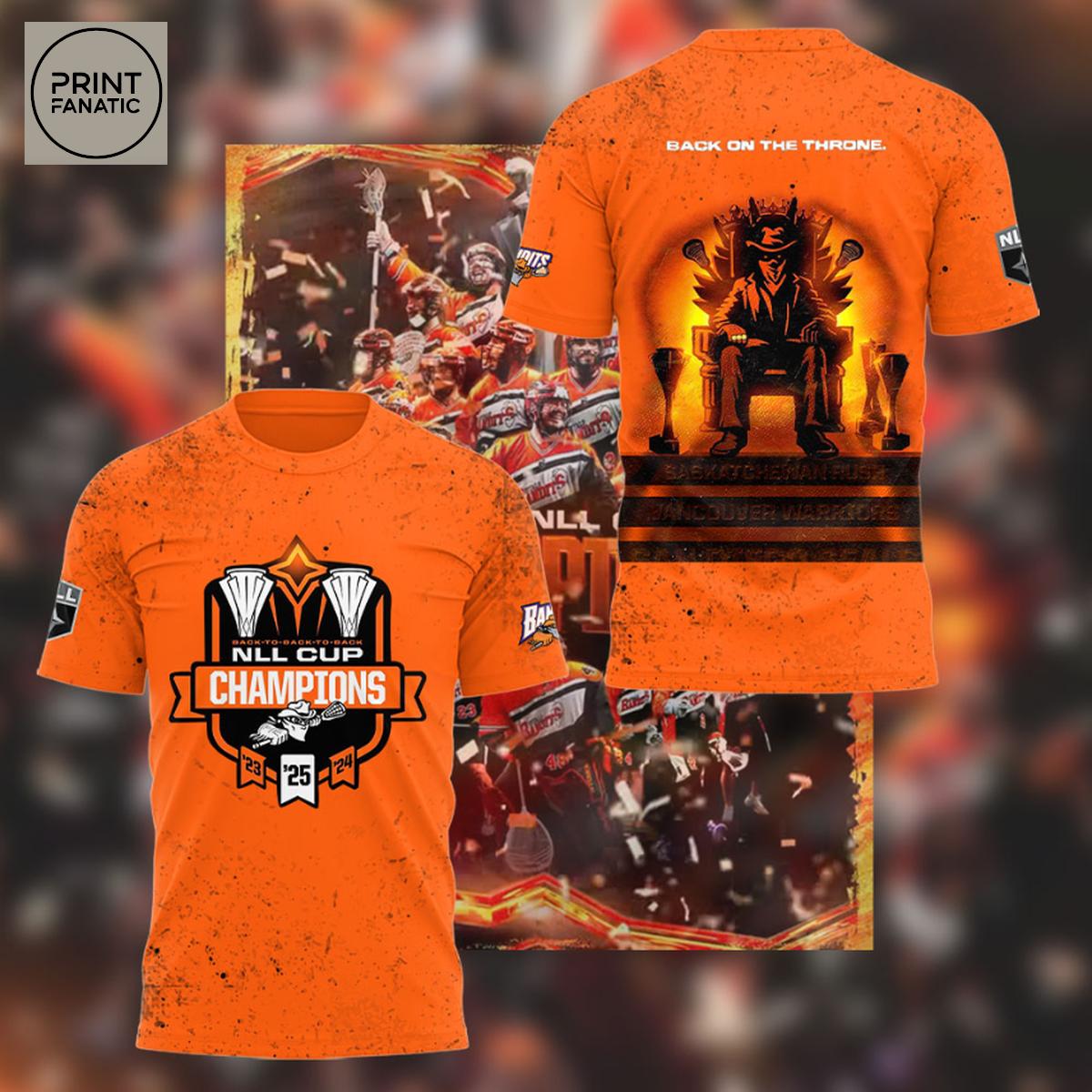 Buffalo Bandits NLL Cup 2025 Orange Hoodie T Shirt Buffalo Bandits NLL Cup 2025 Orange Hoodie T Shirt