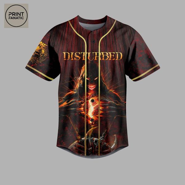 Disturbed Feeding The Fire Personalized Baseball Jersey