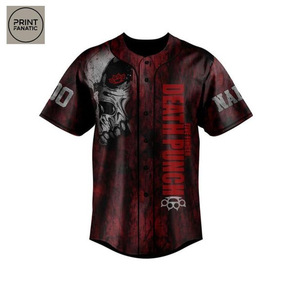 Five Finger Death Punch I’ll Take My Sanity You Take The Fame Personalized Baseball Jersey