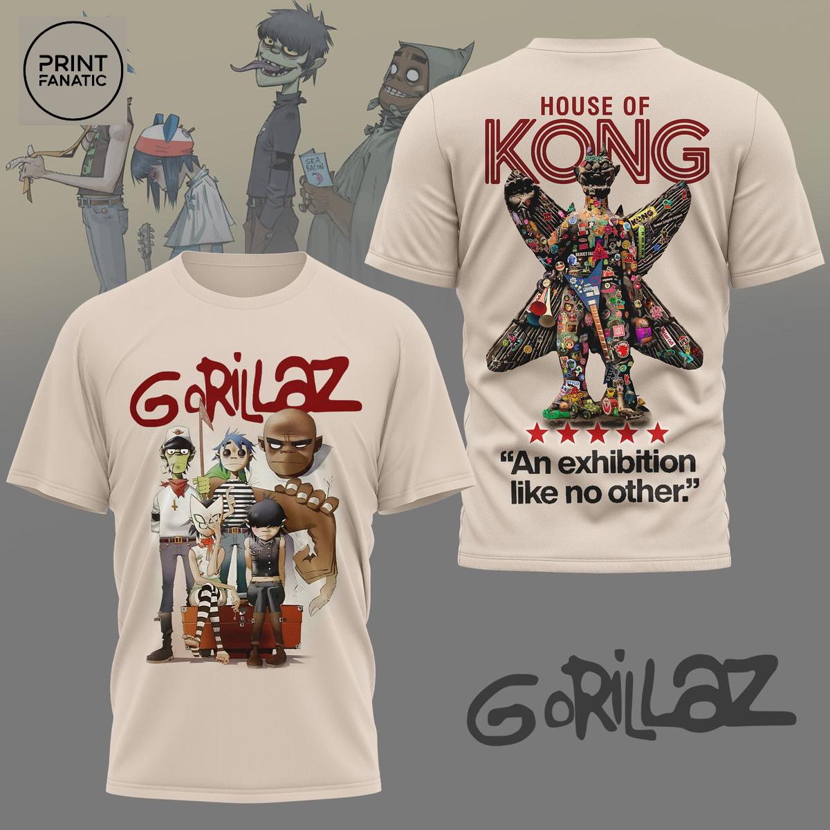 Gorillaz An Exhibition Like No Other Hoodie T Shirt Gorillaz An Exhibition Like No Other Hoodie T Shirt