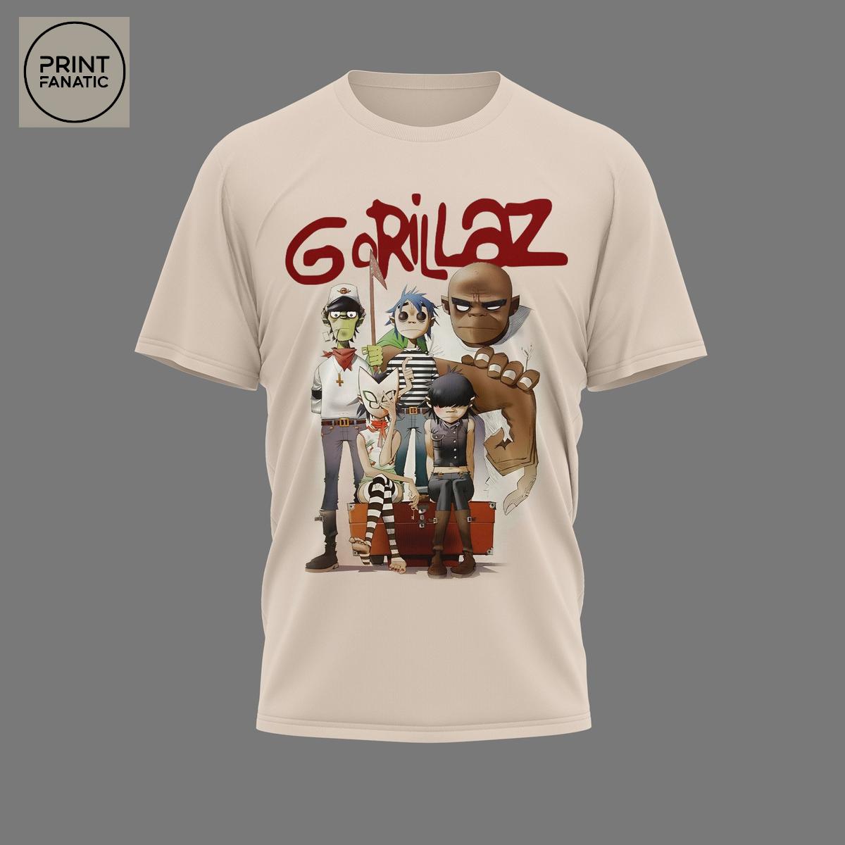 Gorillaz An Exhibition Like No Other Hoodie T Shirt Gorillaz An Exhibition Like No Other Hoodie T Shirt