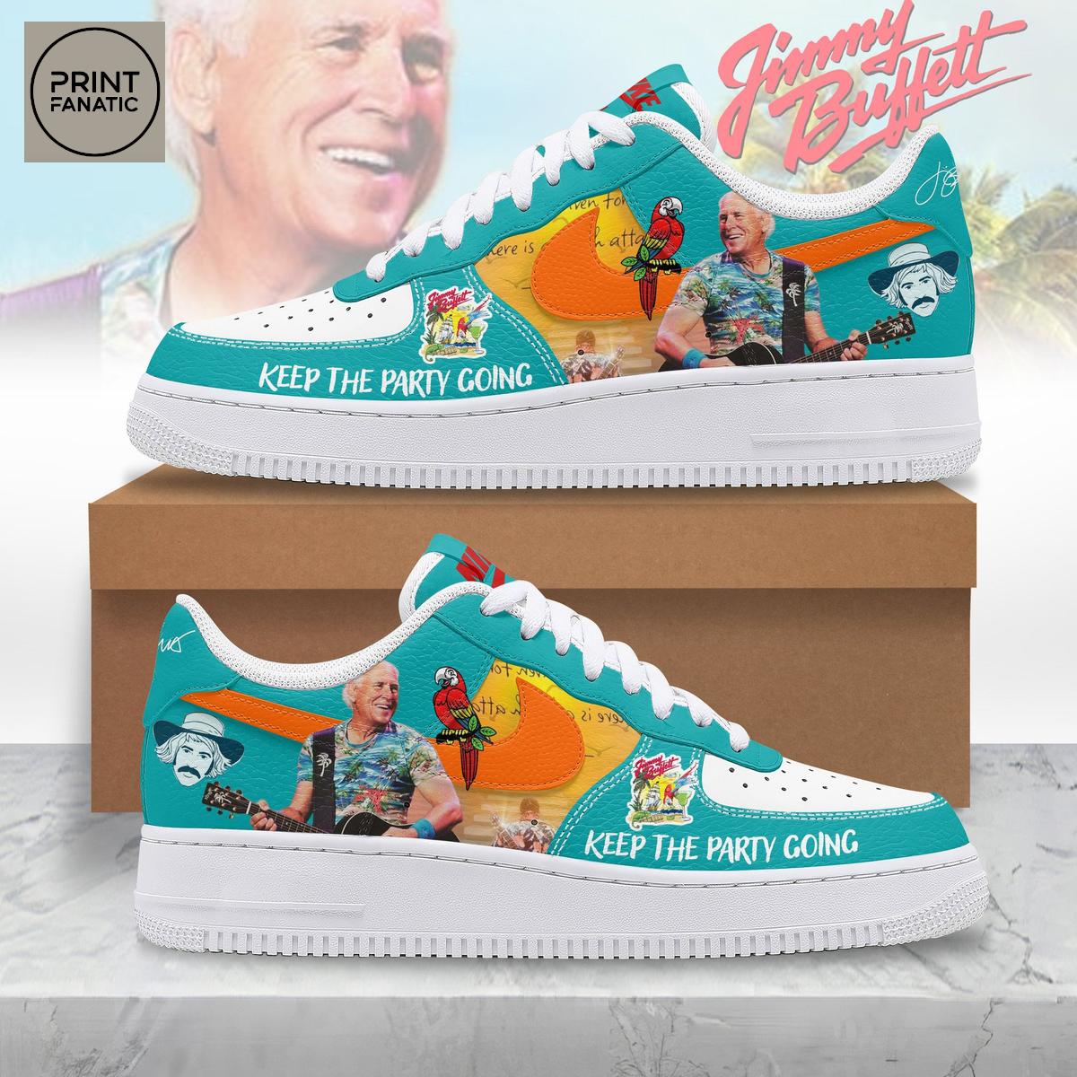 Jimmy Buffett Keep The Party Going Air Force 1 Shoes Jimmy Buffett Keep The Party Going Air Force 1 Shoes