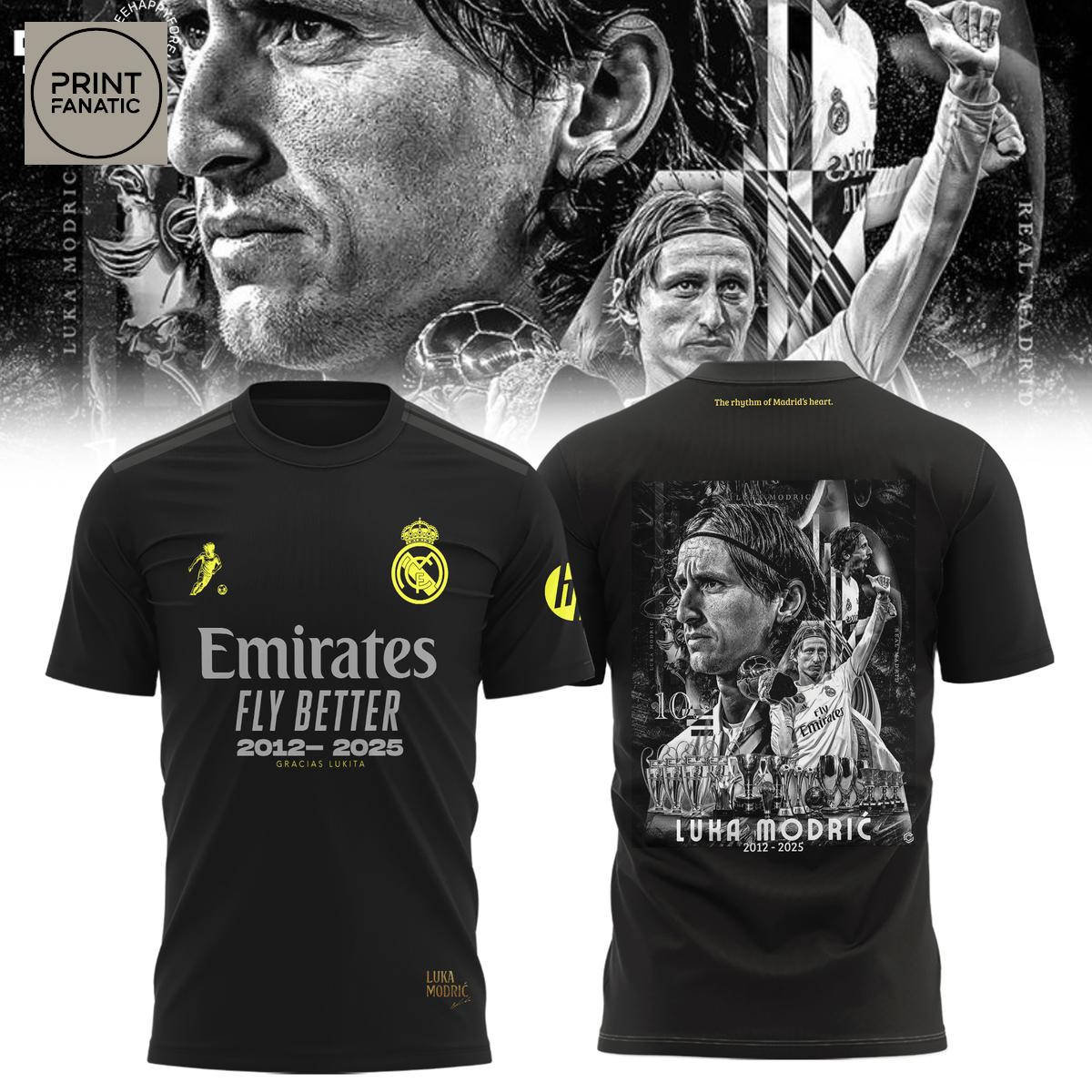 Luka Modric Real Madrid 2012 2025 Gracias Lukita Memories Hoodie T Shirt Luka Modric Real Madrid 2012 2025 Gracias Lukita Memories Hoodie T Shirt