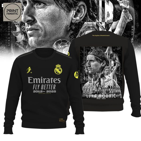 Luka Modric Real Madrid 2012 2025 Gracias Lukita Memories Hoodie T Shirt