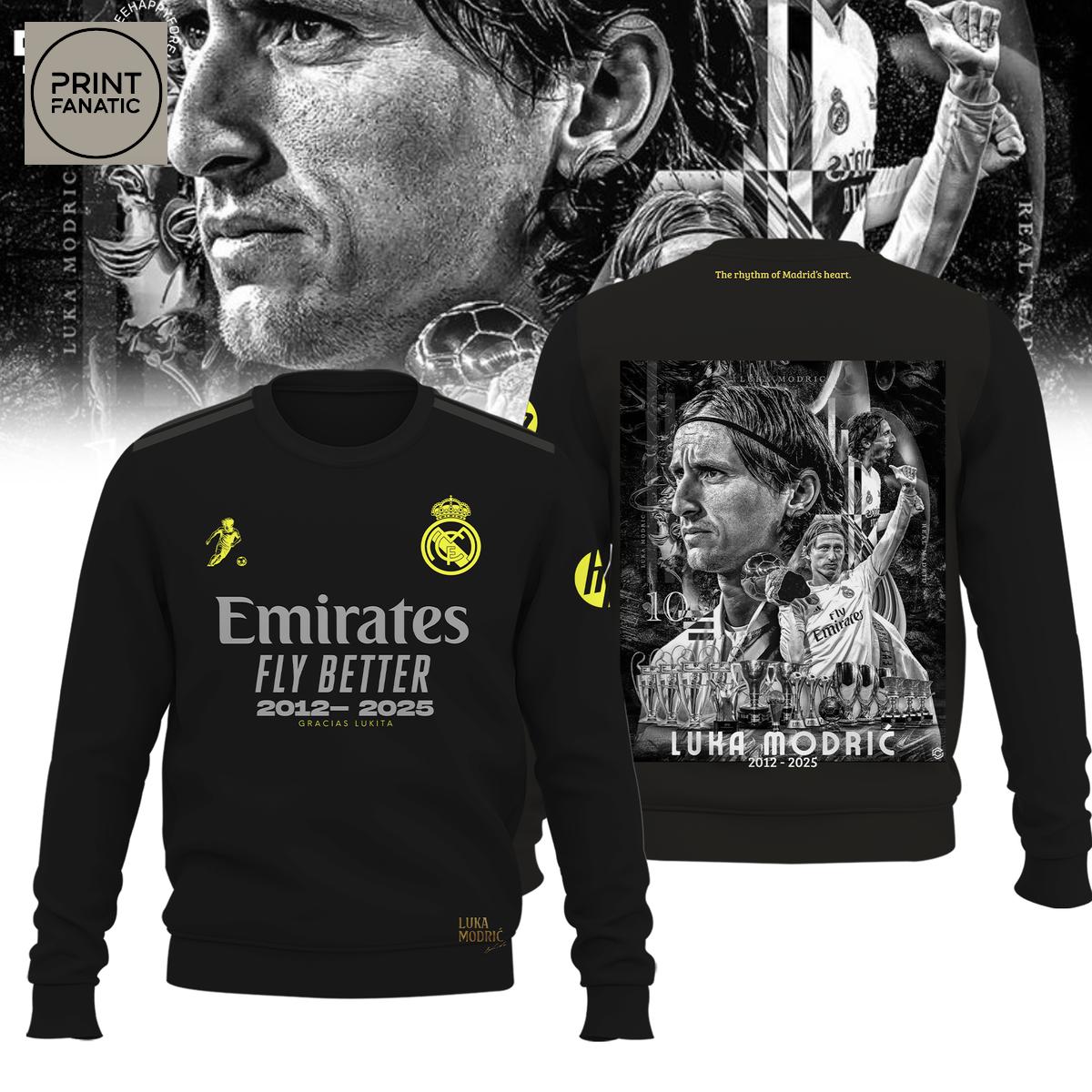 Luka Modric Real Madrid 2012 2025 Gracias Lukita Memories Hoodie T Shirt Luka Modric Real Madrid 2012 2025 Gracias Lukita Memories Hoodie T Shirt