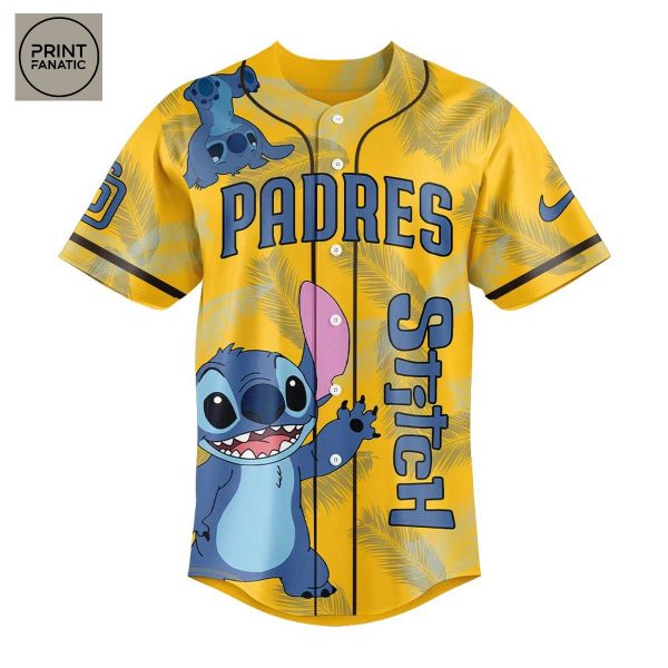 San Diego Padres Lilo And Stitch Baseball Jersey