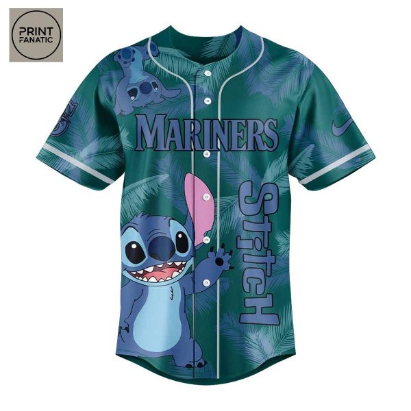 Seattle Mariners Lilo And Stitch Baseball Jersey