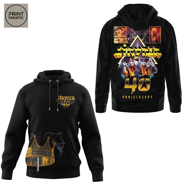 Stryper 40th Anniversary Hoodie T Shirt