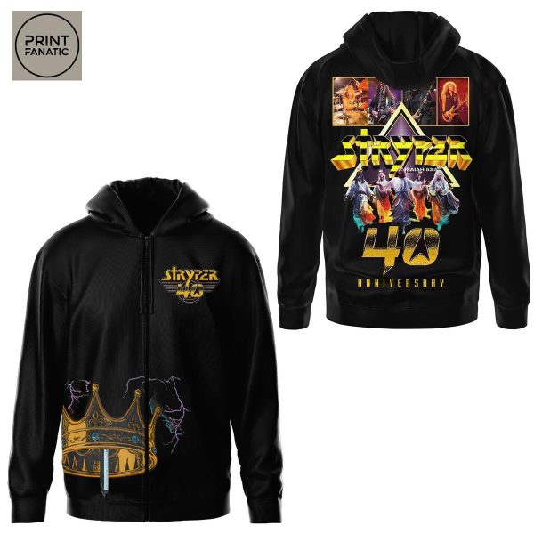 Stryper 40th Anniversary Hoodie T Shirt