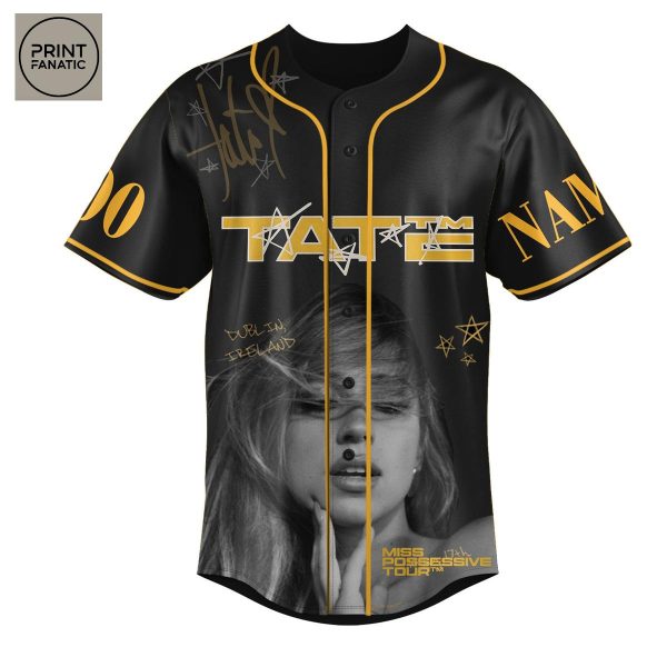 Tate Mcrae Miss Possessive Tour Personalized Baseball Jersey