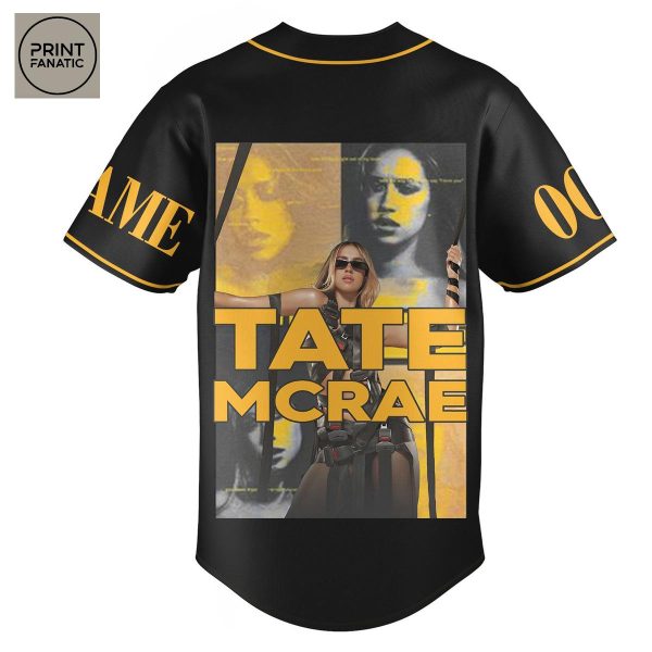 Tate Mcrae Miss Possessive Tour Personalized Baseball Jersey