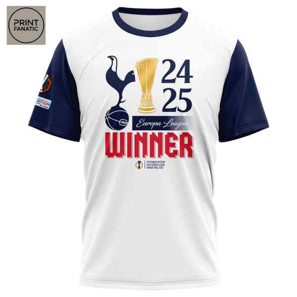 Tottenham Hotspur 2025 UEFA Europa League Winner Hoodie T Shirt